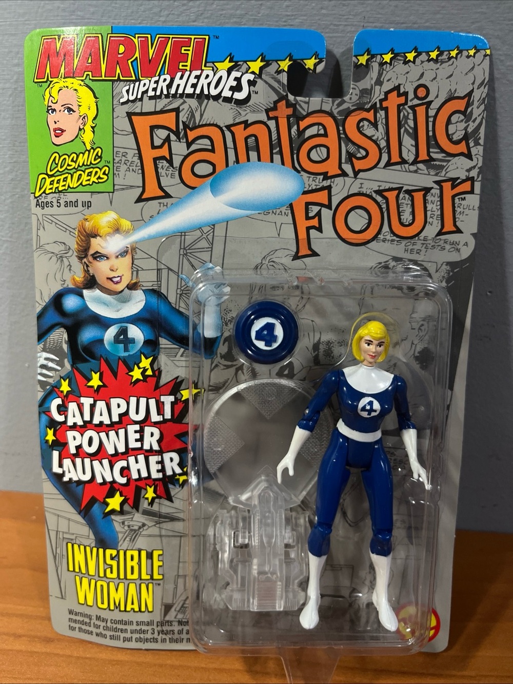 Marvel Super Heroes Fantastic Four Invisible Woman Toybiz 1994 Action FIgure New